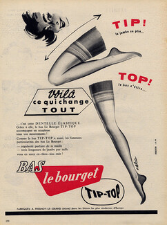 Le Bourget 1955 Roger Blonde, Stockings Hosiery
