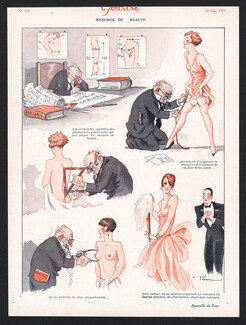 Pem 1929 Mesures de Beauté, Les Parisiennes Hors Concours, Scientist