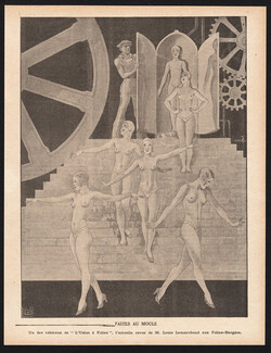Faites au moule, 1931 - Léonnec French Cabaret, L'Usine à Folies, Folies Bergère