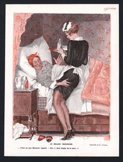 Georges Léonnec 1930 Le Malade Imaginaire, Maid