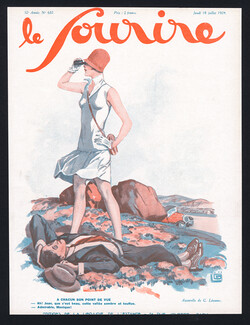 Georges Léonnec 1929 Everyone Has Their Own Point of View, Le Sourire Cover
