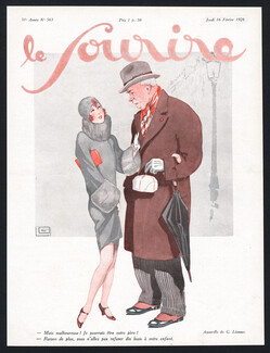 Georges Léonnec 1928 Le Sourire Cover, I could be your father !
