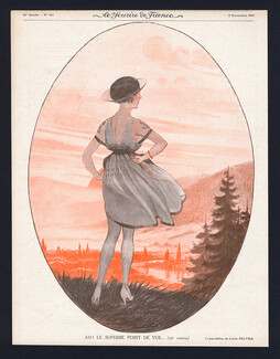 Ah ! Le superbe point de vue..., 1919 - Louis Peltier Ah! The superb view...