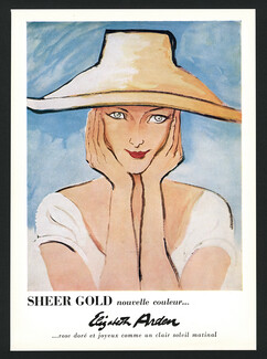Elizabeth Arden (Cosmetics) 1957 Sheer Gold