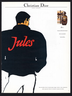 Christian Dior (Perfumes) 1982 Jules for Man, René Gruau
