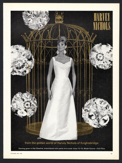 Harvey Nichols 1966 Evening Gown