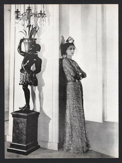 Coco Chanel 1966 Vogue Beauty Hommage to 1930's Fashion, Photo Cecil Beaton