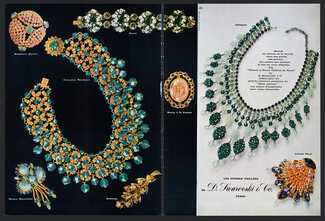 Swarovski 1963 Jewels by Francoise Montague, Renel, Madeleine Rivière, Maryse Blanchard, Sabbagh, Llonguet, Péral