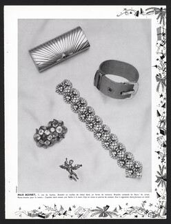 Max Boinet (Jewels) 1956 Bracelets, Clip, Broche, Etui