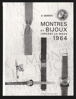 Montres et Bijoux Genève 1963 Photo Jacques Boucher