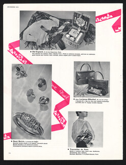 René Boivin 1953 Bracelet Montre, Broche Bourdon, Lucienne Offenthal (Handbag)