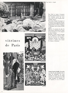 Vitrines de Paris, 1957 - Shop Window, Van Cleef & Arpels, Revillon, Innovation, Moreux