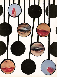 Elizabeth Arden (Cosmetics) 1957 Make up, Photo Guy Bourdin