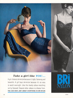 Gossard (Lingerie) 1963 Bri-Nylon, Girdle