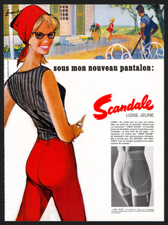 Scandale (Lingerie) 1965 Girdle Panty, Pierre Couronne
