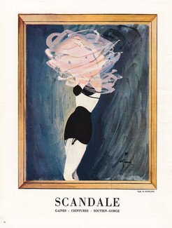 Scandale (Lingerie) 1946 René Gruau (Version B)