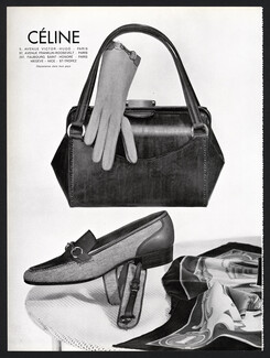 Céline 1966 Handbags, Shoes, Scarf