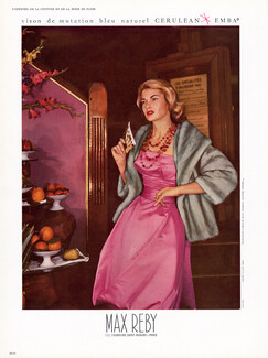 Max Reby (Fur Clothing) 1958 Mink, Pierre Cardin