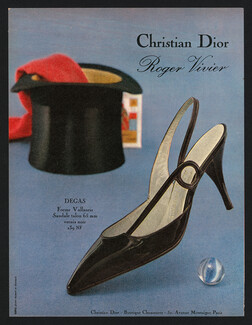 Christian Dior (Shoes) 1962 Roger Vivier, Modèle Degas