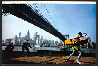 Charles Jourdan 1968 Photo Guy Bourdin, New York City, Leaflet Advert