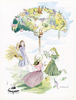Lempereur 1951 Victoria Nat, Fashion Illustration, Children