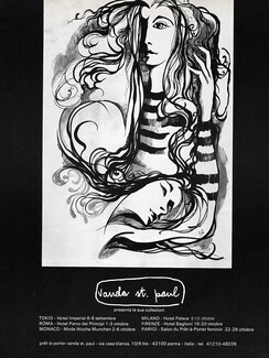 Vanda St Paul 1977 Fashion Illustration Gigli