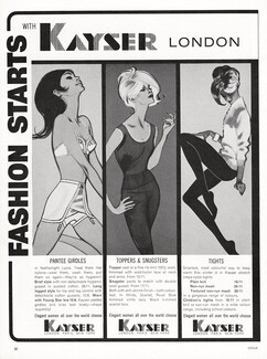 Kayser 1963 Girdles, Hosiery