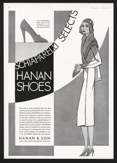 Hanan Shoes 1930 Schiaparelli Selects, Signed Sue