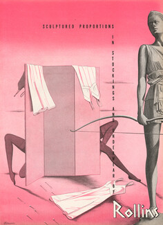 Rollins (Hosiery) 1945 Stockings, Classical Antiquity, Thomson