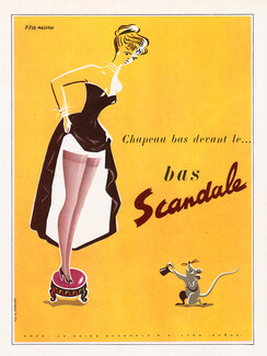 Scandale (Stockings) 1951 Mouse, Fix-Masseau (S)