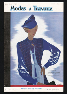 Jenny (Couture) 1934 Cover Only, Wecla