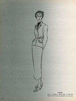 Hermès (Couture) 1948 Suit