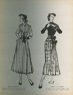 Henry a la Pensée & Jeanne Constant 1948 Baumgartner