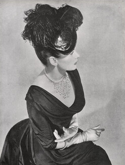 Schiaparelli 1948 Evening Gown, Photo Harry Meerson