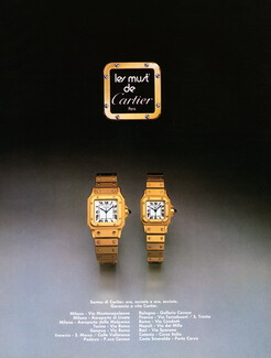 Cartier (Watches) 1981 Montres Santos Les Must de Cartier (italian)