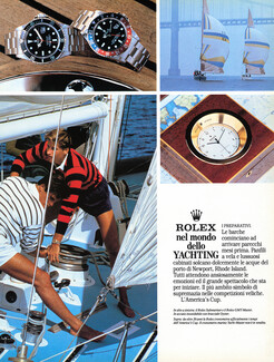 Rolex (Watches) 1983 America's Cup, Yachting, 5 pages