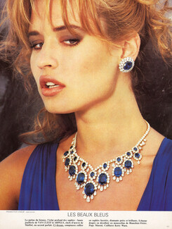 Van Cleef & Arpels 1981 "Les Beaux Bleus", Photo Albert Watson