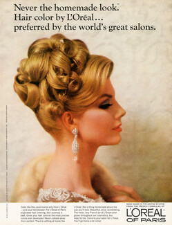 L'Oréal (Hair Care) 1965 Harry Winston, Hairstyle