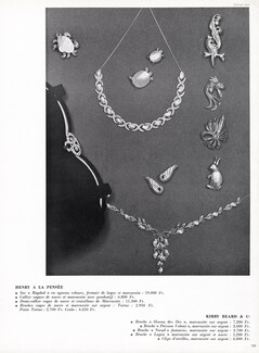 Kirby Beard & Co. (Jewels) 1956 Brooches, Clips