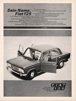 Fiat (Cars) 1968 Fiat 125 (german)