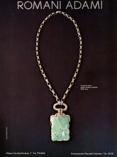 Romani Adami 1979 Pendente Art Deco 1930 circa