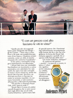 Audemars Piguet (Watches) 1979 Royal Oak, Italian Ad