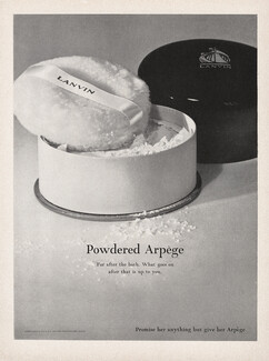 Lanvin (Cosmetics) 1962 Powdered Arpège