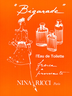 Nina Ricci (Perfumes) 1972 Bigarade (italian)