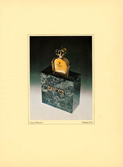 Gucci (Perfumes) 1975 Parfum 1, Ottobre 1975