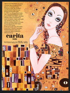 Carita (Cosmetics) 1970 Gustav Klimt Inspired
