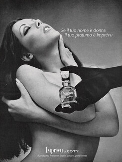Coty (Perfumes) 1970 Imprévu (italian)