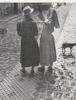 Carven, Hermès 1948 Coats, Photo Jean Moral