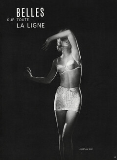 Christian Dior (Lingerie) 1964 Belles sur toute la ligne, Girdle, Bra