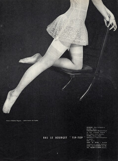 Le Bourget (Hosiery) 1955 Jupon bustier de Lejaby, Chaise Andrée Higgins